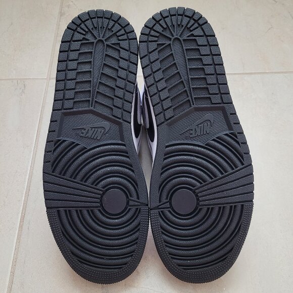 Air Jordan 1 Mid NEW White/Black Mens Sneakers Size 8.5 - Picture 5 of 8